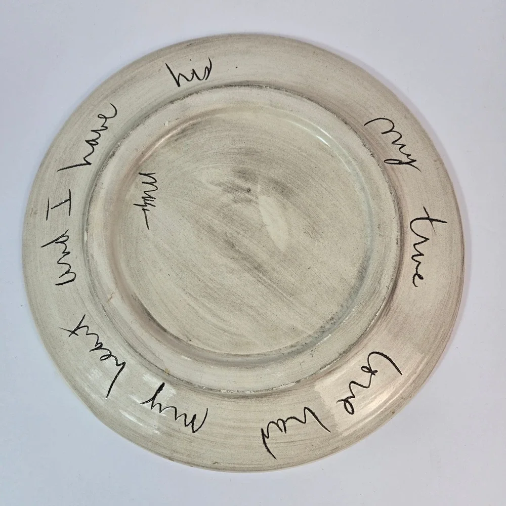 Vintage Sandra Magsamen Signed Ceramic Plate – 